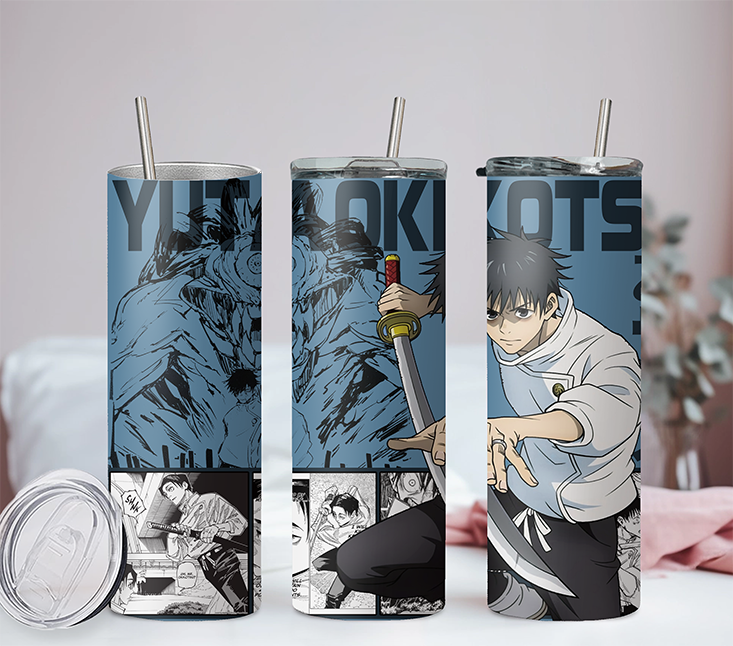 Jujutsu Kaisen Collection Anime 20oz Tumbler with Straw and Lid