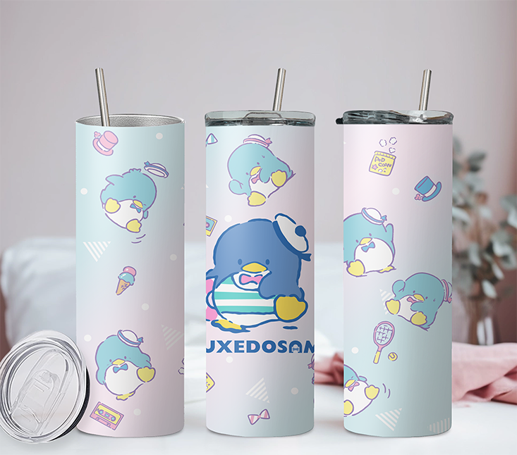 Sanrio Hello Kitty & Friends Collection  Anime 20oz Tumbler with Straw and Lid