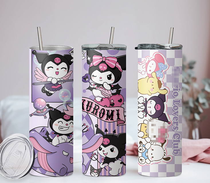 Sanrio Hello Kitty & Friends Collection  Anime 20oz Tumbler with Straw and Lid