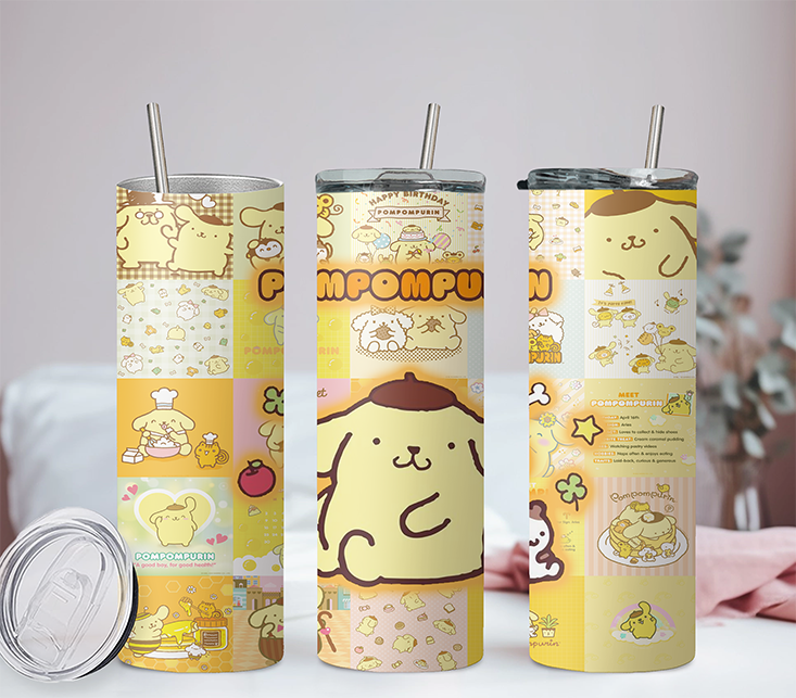 Sanrio Hello Kitty & Friends Collection  Anime 20oz Tumbler with Straw and Lid