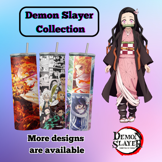 Demon Slayer Collection 20oz Tumbler with Straw and Lid
