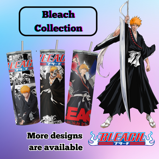 Bleach Collection Anime 20oz Tumbler with Straw and Lid