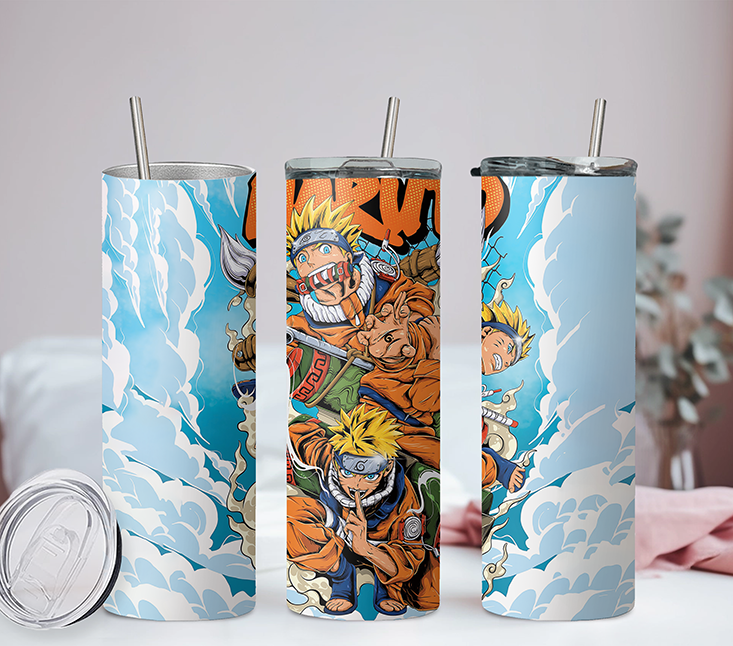 Naruto Collection Anime 20oz Tumbler with Straw and Lid