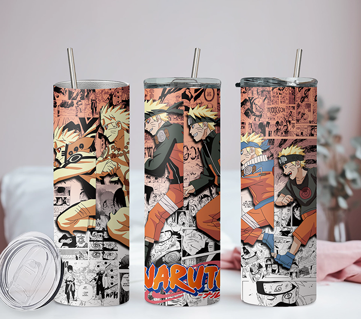 Naruto Collection Anime 20oz Tumbler with Straw and Lid