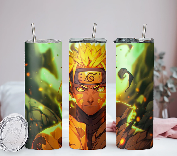 Naruto Collection Anime 20oz Tumbler with Straw and Lid