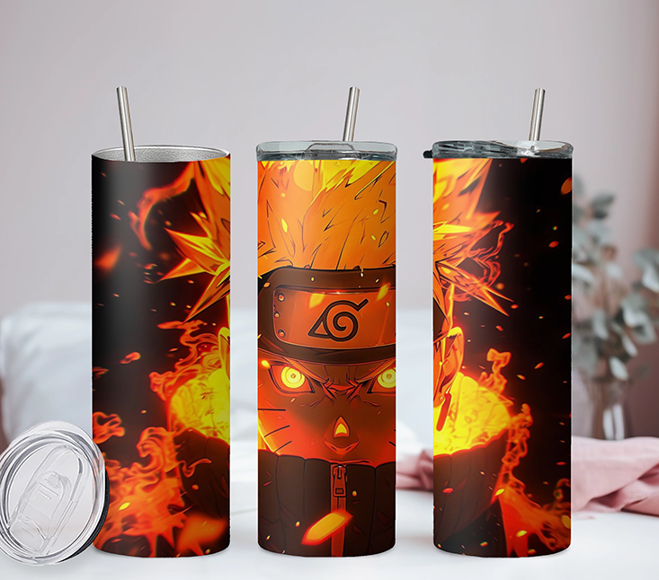 Naruto Collection Anime 20oz Tumbler with Straw and Lid