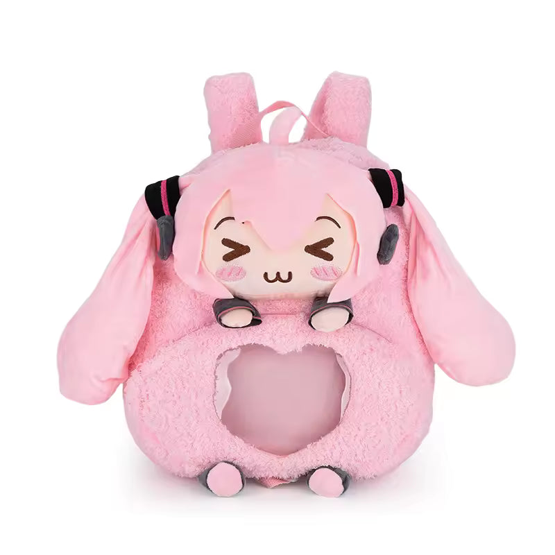 Hatsune Miku Plush ITA Backpack: Kawaii Anime ITA Backpack