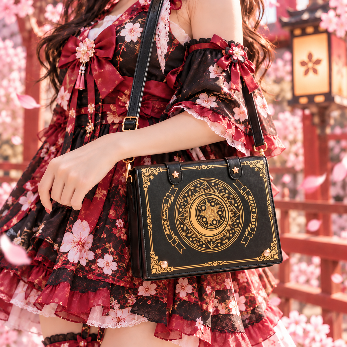 Spell book ita bag, anime ita bag, kawaii display bag, enamel pin ita bag, witchy ita bag, fantasy cosplay bag, kawaii ita crossbody
