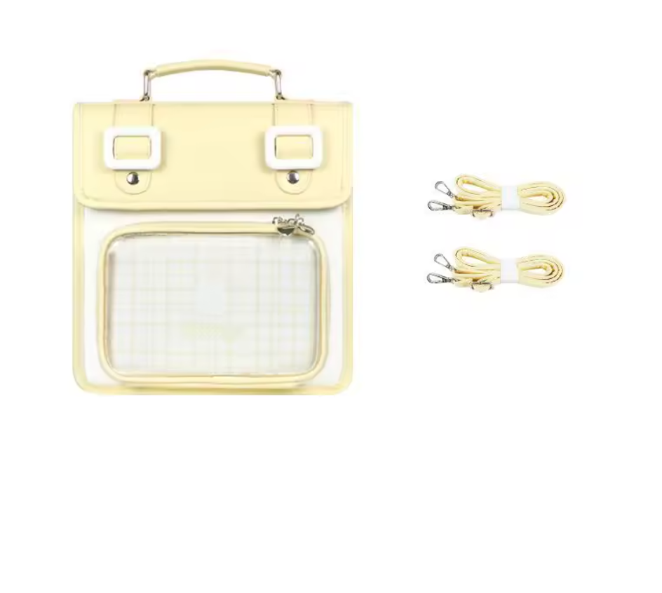 Cute ITA cross body bag & backpack, kawaii Ita bag,backpack, enamel pin ita bag, PU leather ita bag, cosplay bag, anime convention ita bag