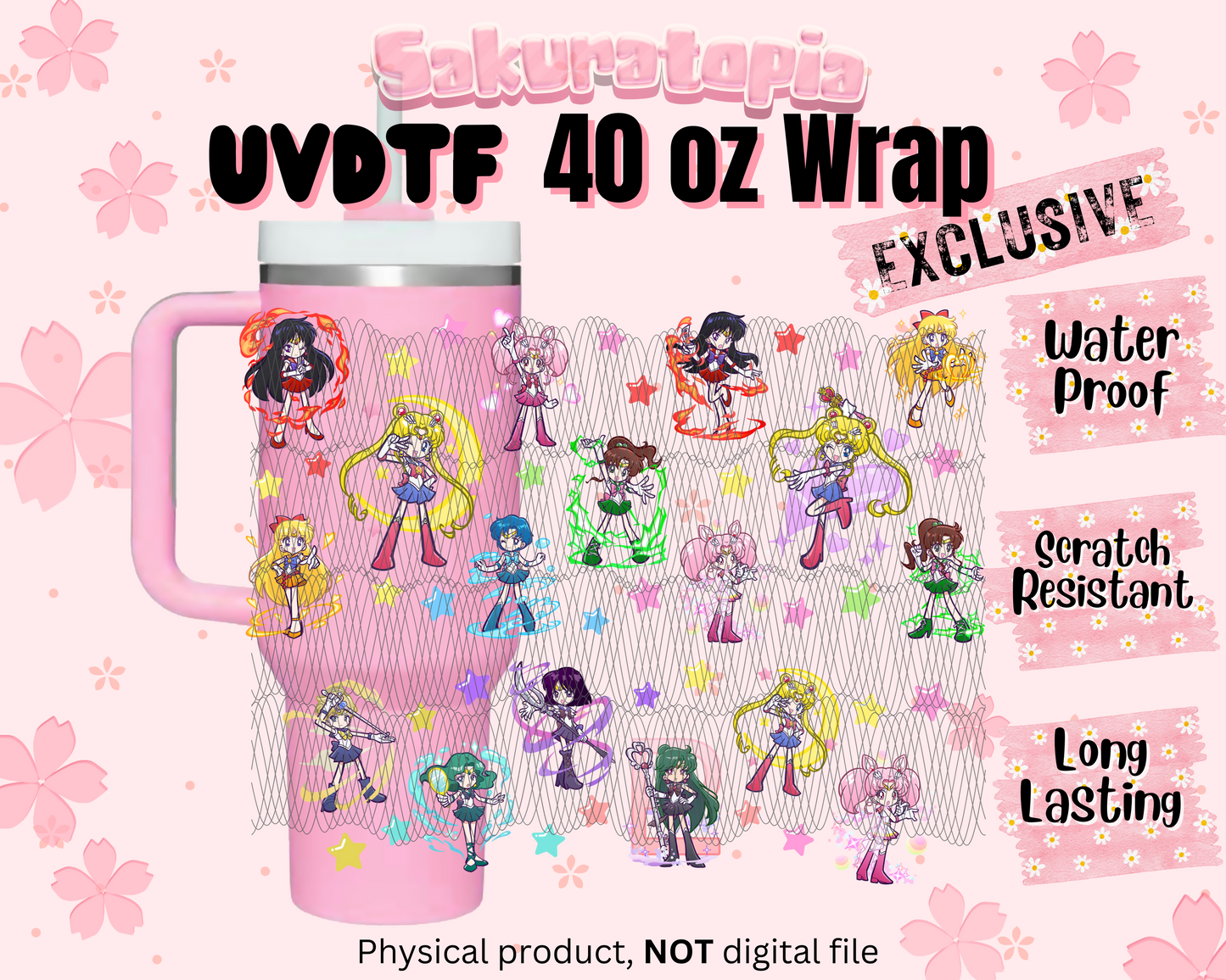 Pink Cafecito- UVDTF Wrap Pink Cafecito- UVDTF Wrap