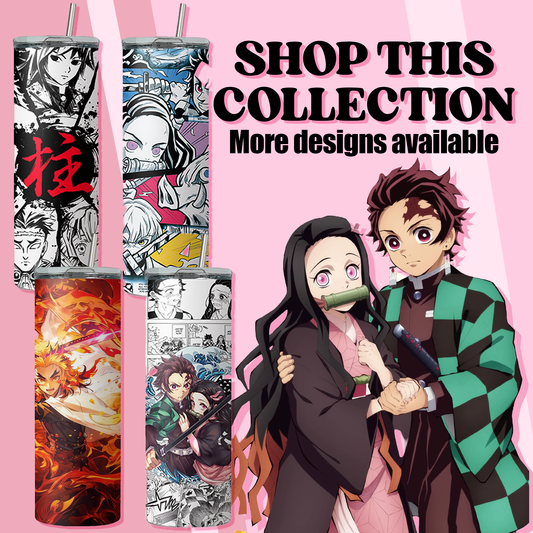 Demon Slayer Collection 20oz Tumbler with Straw and Lid