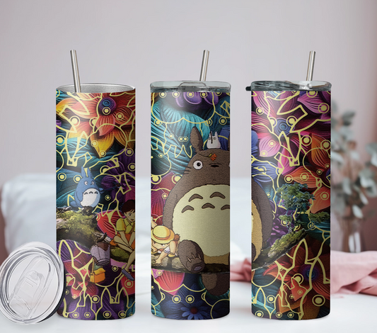 My Neighbor Totoro Anime 20oz Tumbler with Straw and Lid